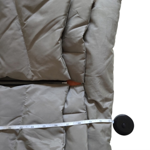 Orolay Womens Front Zip Long Sleeve Down Quilted Hooded Jacket Green Size Small - Picture 12 of 14